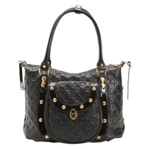 MARINO ORLANDI Made In Italy Leather Brand Logo Large Tote